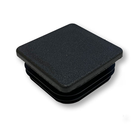 60mm x 60mm Plastic End Cap for commercial vehicle trailers, designed for durability with a wall thickness of 1.00mm to 4.00mm.