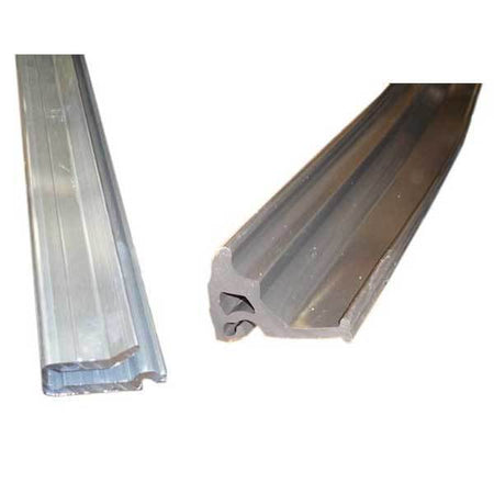 Dhollandia Bottom Seal & Carrier Set, featuring a close-up of the aluminium profile for cantilever lifts, measuring 2550mm, ideal for commercial trailers.