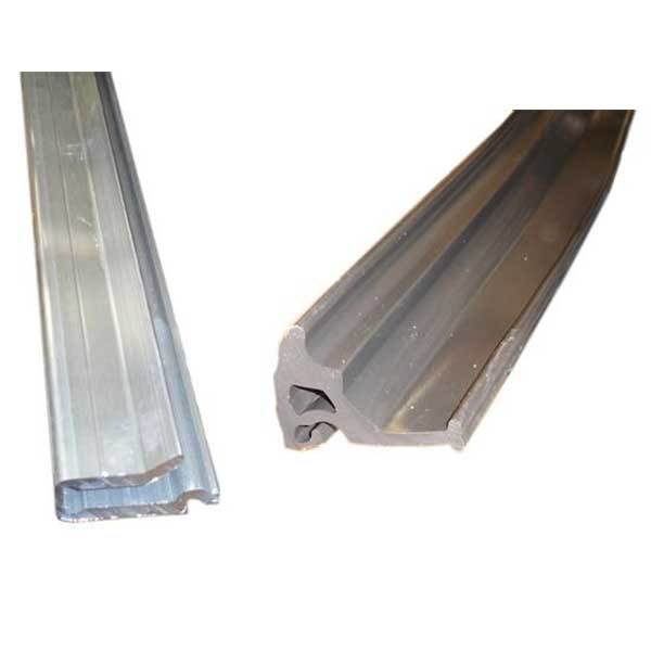 Dhollandia Bottom Seal & Carrier Set, featuring a close-up of the aluminium profile for cantilever lifts, measuring 2550mm, ideal for commercial trailers.