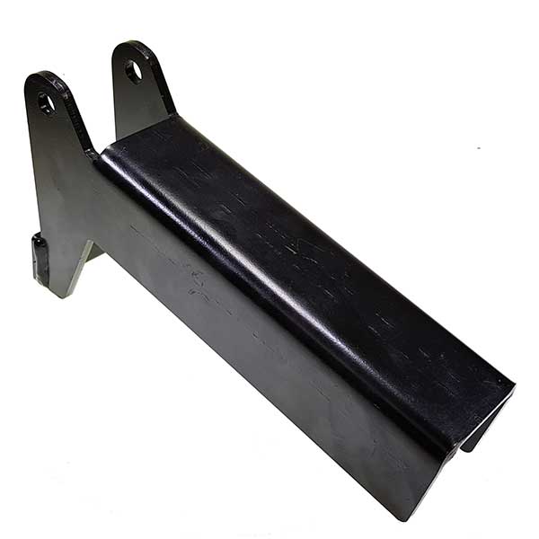Fixation unfold guide DH-RC, a black metal mounting bracket for M0920 unfold guide/deploy wheel assembly, ideal for commercial trailer applications.