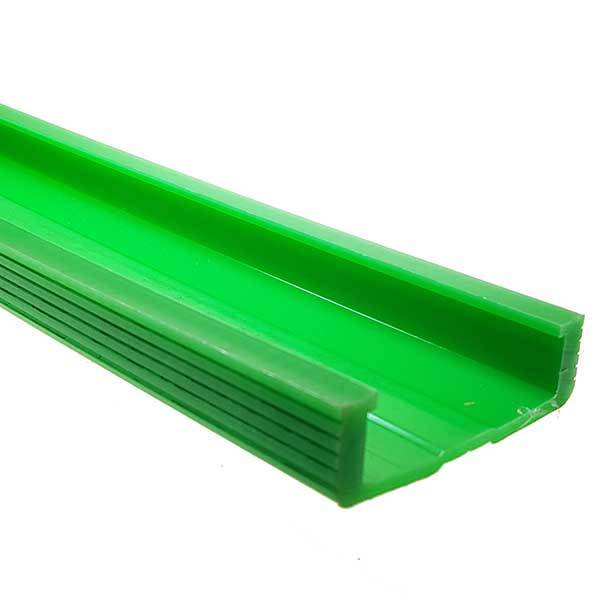 Wear Pad for Double Deck Lifts, 1300mm long, green plastic component suitable for Dhollandia lifts, shown in close-up detail, ideal for commercial trailer maintenance.
