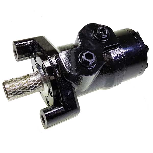 Hydro Motor for Dhollandia Tail Lifts featuring a black metal cylinder with an attached silver metal tube, essential for commercial vehicle lift systems.