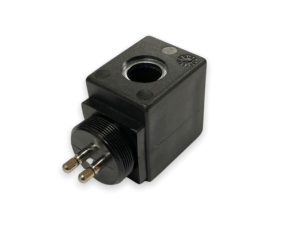Haco Coil 24v Kostal M27, a black electrical device with a hole, compatible with Anteo models AN395347, AN395619, AN395851.