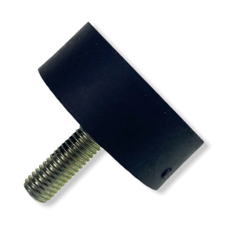 Vibration Damper Ø50 x 20MM Haco, featuring a black rubber component on a bolt, designed for Anteo AN118017, ideal for commercial trailer applications.