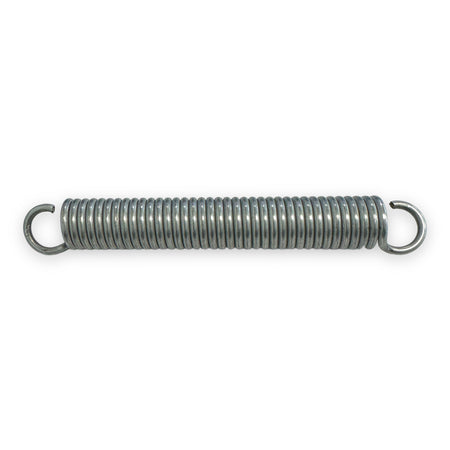 Close-up of a metal spring, model BD=19 L=145, designed for commercial trailer parts from Nationwide Trailer Parts Ltd.