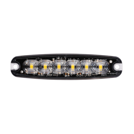 Close-up of the Ultra Thin Directional Strobe Warning Light, showcasing its sleek design with powerful 5W LEDs, ideal for commercial vehicle visibility.