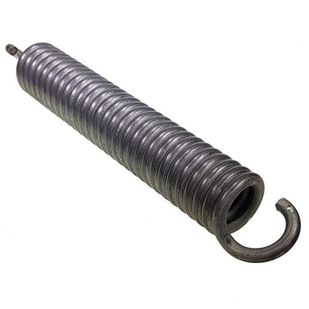 Close-up of Retraction spring BD=29 L=303 DD=8mm, a metal coil for Dhollandia Tail Lifts, sold by Nationwide Trailer Parts Ltd.
