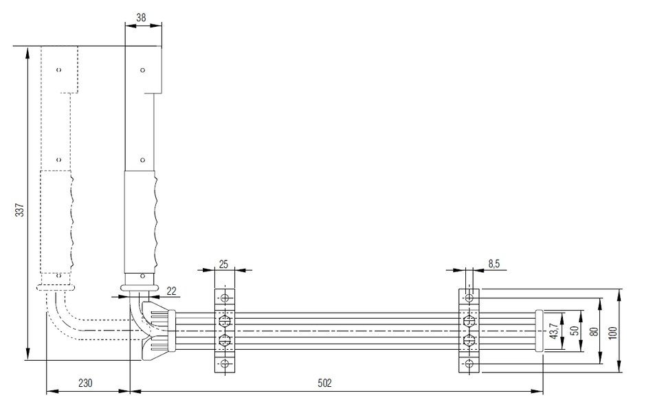 Telescopic Door Retainer (stainless steel) – Nationwide Trailer Parts Ltd
