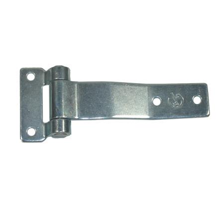 Door Hinge (Raised Blade) - Stainless Steel, polished with 304G pin, includes screws. Ideal for large commercial trailers and vehicles.