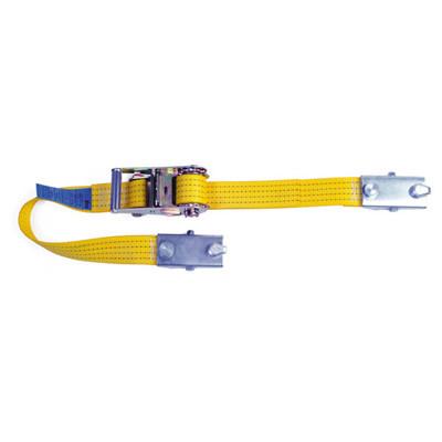 IBV50-6TPS Internal Box Van Strap with metal clasps, featuring a heavy-duty ratchet buckle and alloy grip handle for secure load restraint.