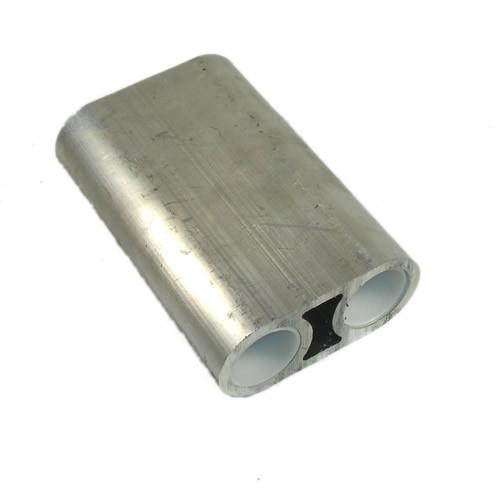 Hinge Platform Point Aluminium for Dhollandia Tail Lifts, a cylindrical metal component with precise holes, essential for commercial trailer lift systems.