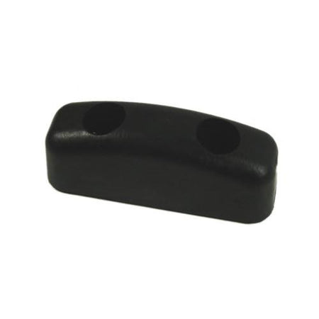 Rubber 125x40x45 mm object with holes, designed for Dhollandia Tail Lifts, ideal for commercial trailers and vehicles.