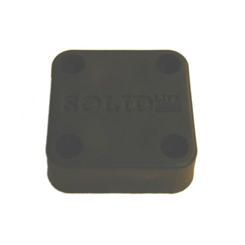 Platform Protection Block 30mm (Black) with holes, designed for Dhollandia Tail Lifts, suited for commercial vehicle maintenance.