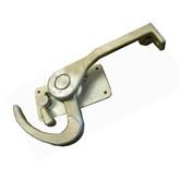 Maximum Security Lock featuring a durable metal hook and sturdy handle, ideal for securing large commercial trailers and vehicles.