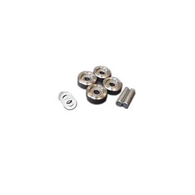 Steel Runner Kit for Ross & Bonnyman tail lifts, featuring a group of round metal components essential for large commercial trailer maintenance.