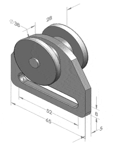 Steel Net Hanger , Rollers, Bobbins & Hangers - Nationwide Trailer Parts, Nationwide Trailer Parts Ltd