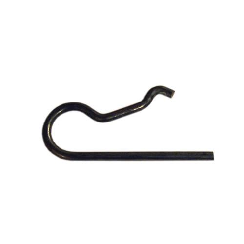 Spring Pallet Stop - Steel Platform designed for Dhollandia tail lifts; features a sturdy black metal hook for secure pallet positioning.